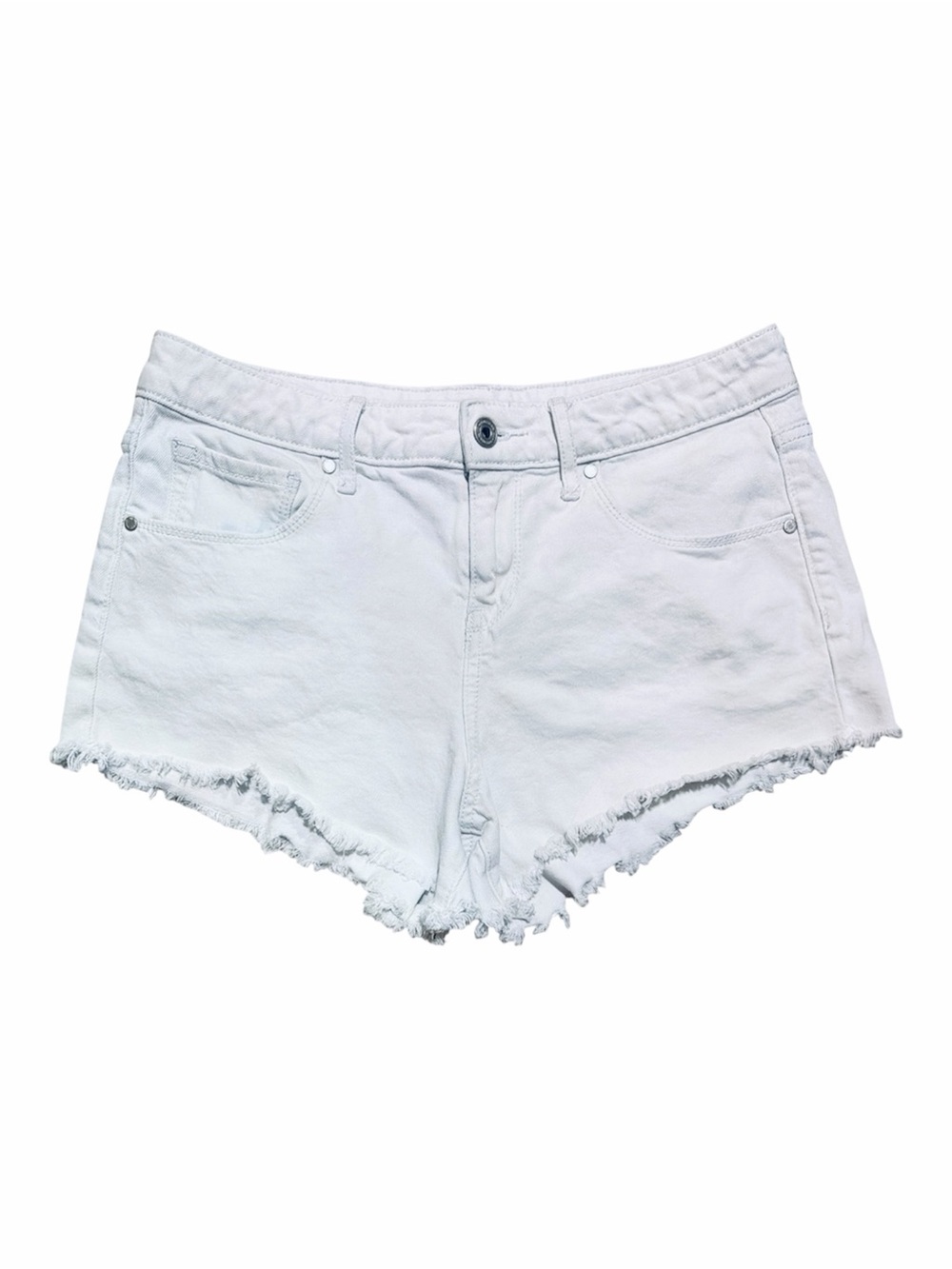 Melrose and Market Denim Cutoff Shorts Women’s 26 Light Wash Frayed Hem